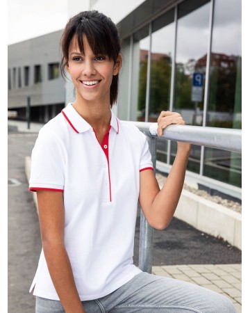 LADIES' POLO STRIPE  JN727