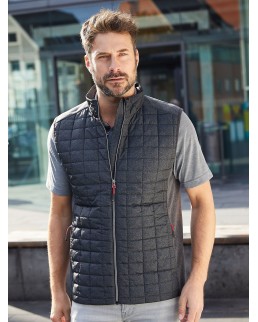 MEN'S KNITTED HYBRID VEST  JN740
