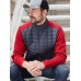 MEN'S KNITTED HYBRID JACKET  JN742