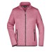LADIES' KNITTED FLEECE JACKET  JN761