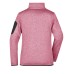 LADIES' KNITTED FLEECE JACKET  JN761