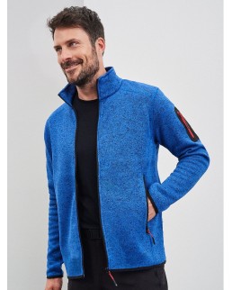 MEN'S KNITTED FLEECE JACKET  JN762