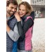 LADIES' KNITTED HYBRID VEST  JN767