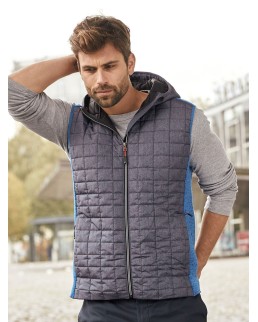 MEN'S KNITTED HYBRID VEST  JN768
