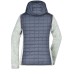 LADIES' KNITTED HYBRID JACKET  JN771