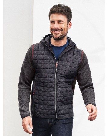 MEN'S KNITTED HYBRID JACKET  JN772