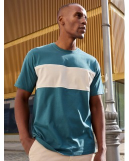 T-SHIRT COLOUR-BLOCK UNISEX  JN8049