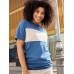 T-SHIRT COLOUR-BLOCK UNISEX  JN8049
