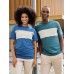 T-SHIRT COLOUR-BLOCK UNISEX  JN8049