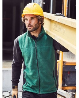 MEN'S WORKWEAR FLEECE VEST - STRONG  JN856