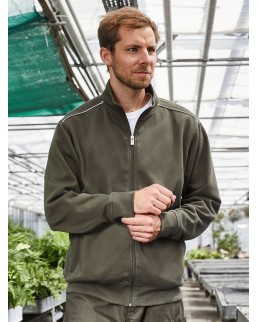 MEN'S WORKWEAR SWEAT-JACKET - SOLID  JN894