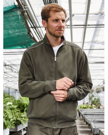 MEN'S WORKWEAR SWEAT-JACKET - SOLID  JN894