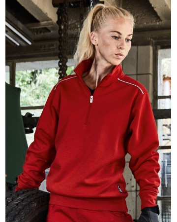 WORKWEAR HALF-ZIP SWEAT - SOLID  JN895
