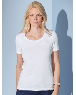LADIES' STRETCH ROUND-T  JN926