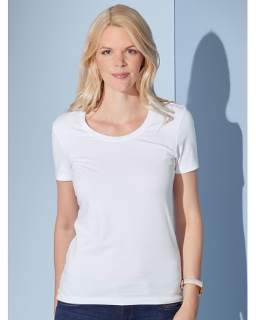 LADIES' STRETCH ROUND-T  JN926