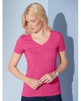 LADIES' STRETCH V-T  JN928
