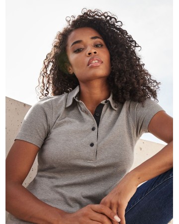 LADIES' PLAIN POLO  JN969