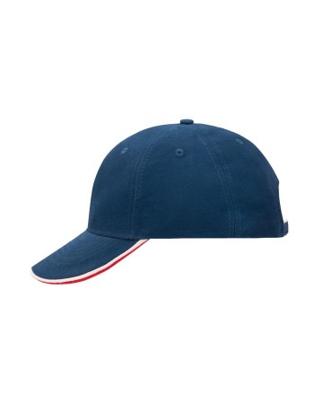 6 PANEL DOUBLE SANDWICH CAP  MB6197