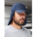 6 PANEL CAP WITH NECK GUARD  MB6243