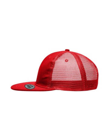 6 PANEL FLAT PEAK CAP  MB6509
