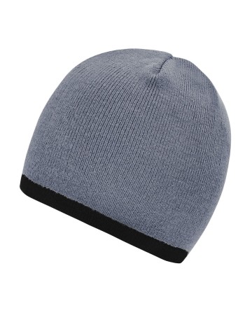 BEANIE WITH CONTRASTING BORDER  MB7584