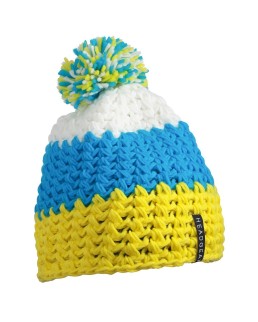 CROCHETED CAP WITH POMPON  MB7940