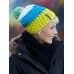 CROCHETED CAP WITH POMPON  MB7940
