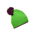 POMPON HAT WITH CONTRAST STRIPE  MB7964