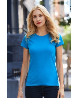 PREMIUM COTTON DONNA MAGLIA G/C-M/C 100% COT 185GR