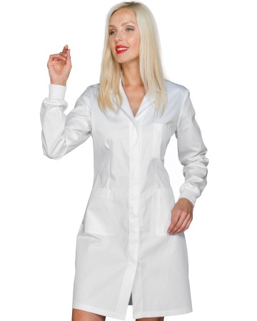 CAMICE DONNA SINGAPORE BIANCO - ISACCO 009238P
