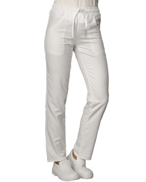 PANTALONE C/ELASTICO BIANCO OEKO-TEX® STANDARD 100 CERTIF N. 25CX00077 CL II CENTROCOT - ISACCO 044000-OEKO