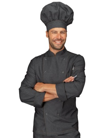 GIACCA CUOCO CLASSICA BOTTONI A PRESSIONE - ISACCO 057041