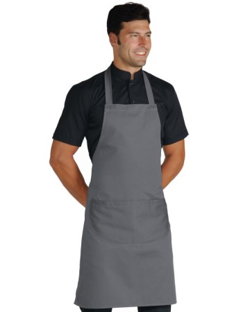 GREMBIULE PETTORINA CM 70X90 CON TASCA ARROTONDATA - ISACCO 087012