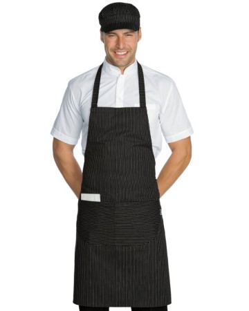 GREMBIULE PETTORINA CM 70X90 CON TASCA ARROTONDATA - ISACCO 087051