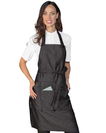 GREMBIULE CRETA CM 70X46 CON TASCA CENTRALE - ISACCO 087481