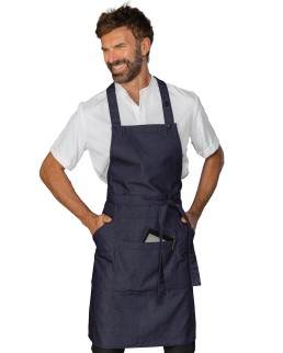 GREMBIULE CRETA CM 70X46 CON TASCA CENTRALE - ISACCO 087482