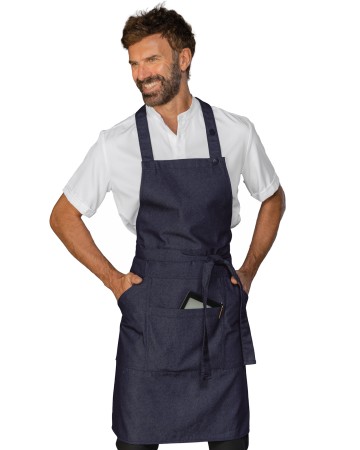 GREMBIULE CRETA CM 70X46 CON TASCA CENTRALE - ISACCO 087482