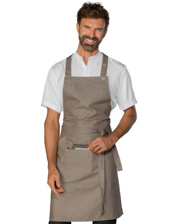 GREMBIULE CRETA CM 70X46 CON TASCA CENTRALE - ISACCO 087488