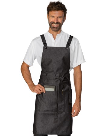 GREMBIULE CRETA CM 70X46 CON TASCA CENTRALE - ISACCO 088781