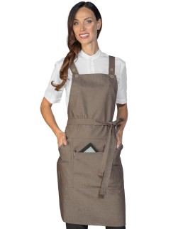 GREMBIULE CRETA CM 70X46 CON TASCA CENTRALE - ISACCO 088788