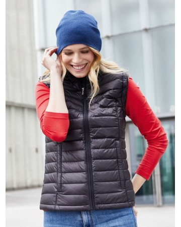 LADIES QUILTED DOWN VEST JN1079