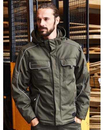 WORKWEAR SOFTSHELL PADDED JACKET - SOLID JN886