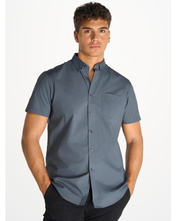 CAMICIA UOMO MANICA CORTA POPELINE SHAPOPSS