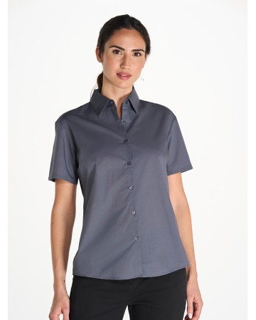CAMICIA DONNA MANICA CORTA POPELINE SHLPOPSS