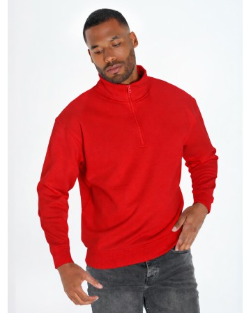 FELPA UNISEX MEZZA ZIP PREMIUM SWRAZIP