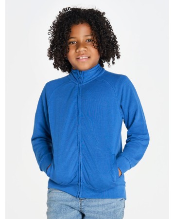 FELPA BAMBINO ZIP INTERA LEGGERA FRENCH TERRY SWRKFUZIP240