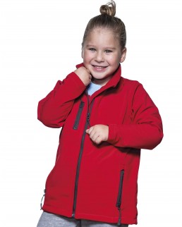 GIUBBOTTO SOFTSHELL KID ZIP LUNGA JHK SOFTJACKID