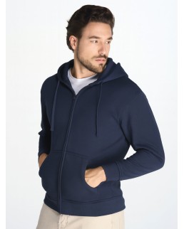 FELPA UNISEX CAPPUCCIO E ZIP PREMIUM JT JTSWHOOD