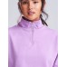 WOMEN’S CROPPED ½ ZIP SWEAT JH037