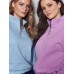 WOMEN’S CROPPED ½ ZIP SWEAT JH037